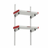 Weather Guard 9536-3-01 Folding Van Shelving Unit with 2 Shelves for Flexible Van Storage - 4