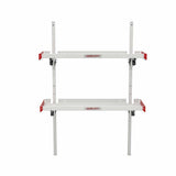 Weather Guard 9548-3-01 Folding Van Shelving Unit with 2 Shelves for Flexible Van Storage - 6