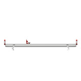 Weatherguard ASRL001 Aluminum Safari Van Rack, Full Size, Extended - 5