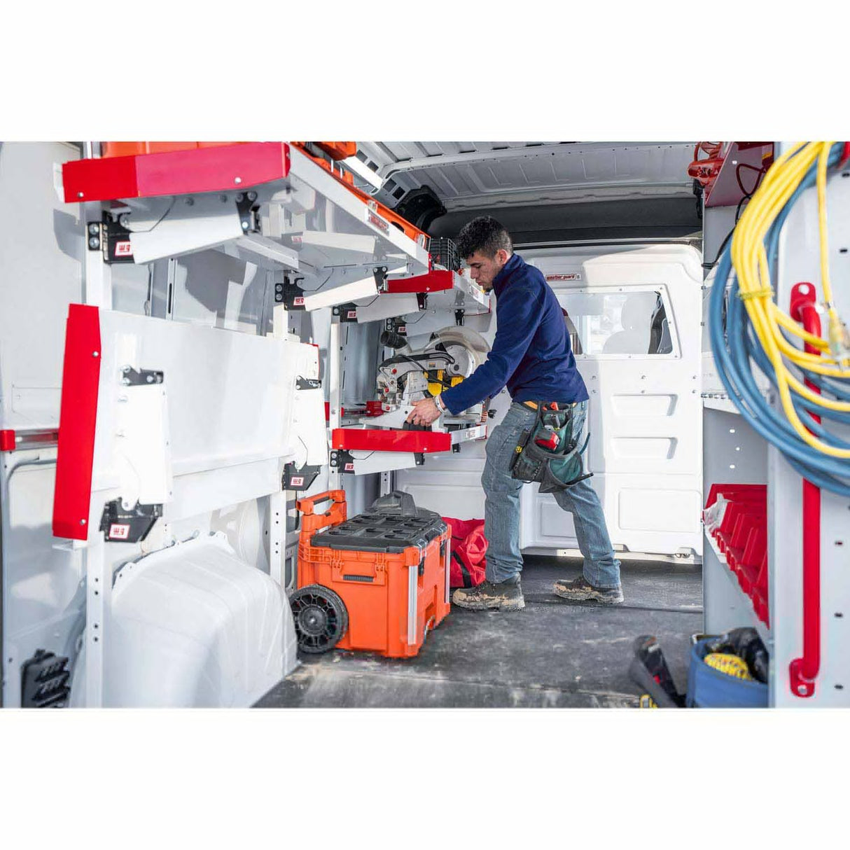 Weather Guard RFFT48E-5-01 Rigid Flooring with Sills for Ford Transit 148in Extended Wheelbase - 7