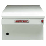 Weatherguard 116-3-04 Saddle Box, Steel, Full Extra Wide, White, 15.5 cu ft - 3