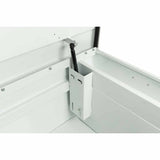 Weatherguard 116-3-04 Saddle Box, Steel, Full Extra Wide, White, 15.5 cu ft - 8