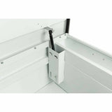 Weatherguard 116-3-04 Saddle Box, Steel, Full Extra Wide, White, 15.5 cu ft - 8