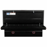 Weatherguard 116-5-04 Saddle Box, Steel, Full Extra Wide, Gloss Black, 15.5 cu ft - 2