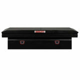 Weatherguard 116-5-04 Saddle Box, Steel, Full Extra Wide, Gloss Black, 15.5 cu ft - 4