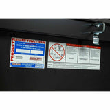 Weatherguard 116-5-04 Saddle Box, Steel, Full Extra Wide, Gloss Black, 15.5 cu ft - 8