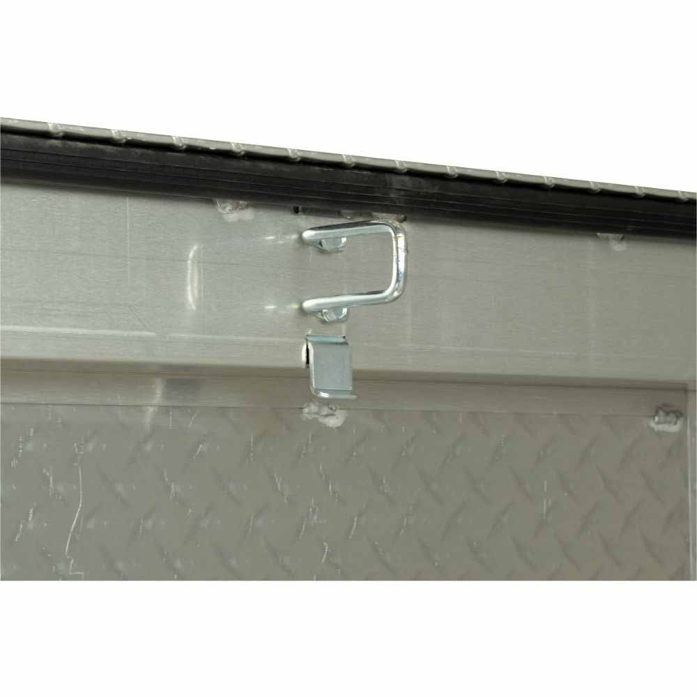 Weatherguard 117-0-04 Saddle Box, Aluminum, Full Extra Wide, Clear, 15.5 cu ft - 10