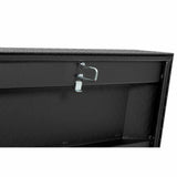 Weatherguard 117-52-04 Saddle Box, Aluminum, Full Extra Wide, Textured Matte Black, 15.5 cu ft - 8