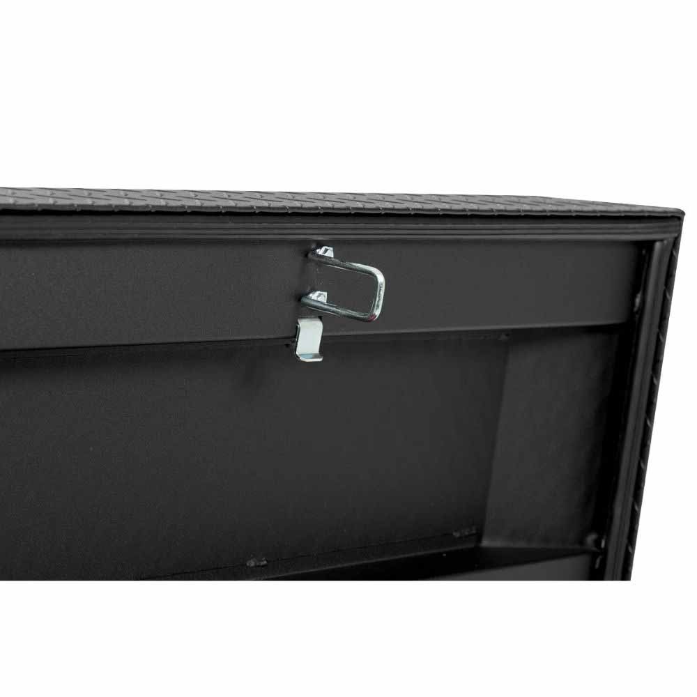 Weatherguard 117-52-04 Saddle Box, Aluminum, Full Extra Wide, Textured Matte Black, 15.5 cu ft - 8