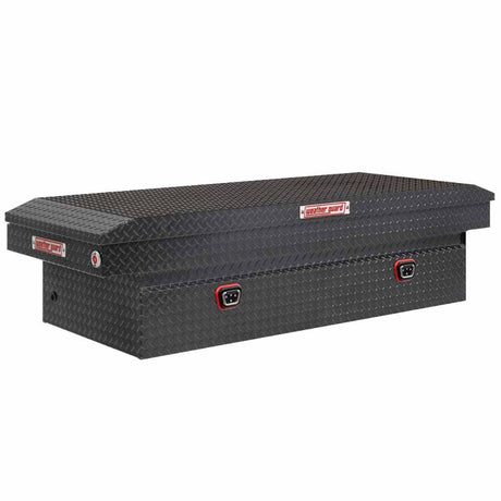 Weatherguard 117-6-04 Saddle Box, Aluminum, Full Extra Wide, Gunmetal Gray, 15.5 cu ft