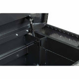 Weatherguard 117-6-04 Saddle Box, Aluminum, Full Extra Wide, Gunmetal Gray, 15.5 cu ft - 7