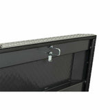 Weatherguard 117-6-04 Saddle Box, Aluminum, Full Extra Wide, Gunmetal Gray, 15.5 cu ft - 9