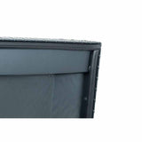 Weatherguard 117-6-04 Saddle Box, Aluminum, Full Extra Wide, Gunmetal Gray, 15.5 cu ft - 10