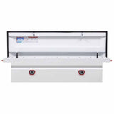 Weatherguard 120-3-04 Saddle Box, Steel, Full Low Profile, White, 11.0 cu ft - 2