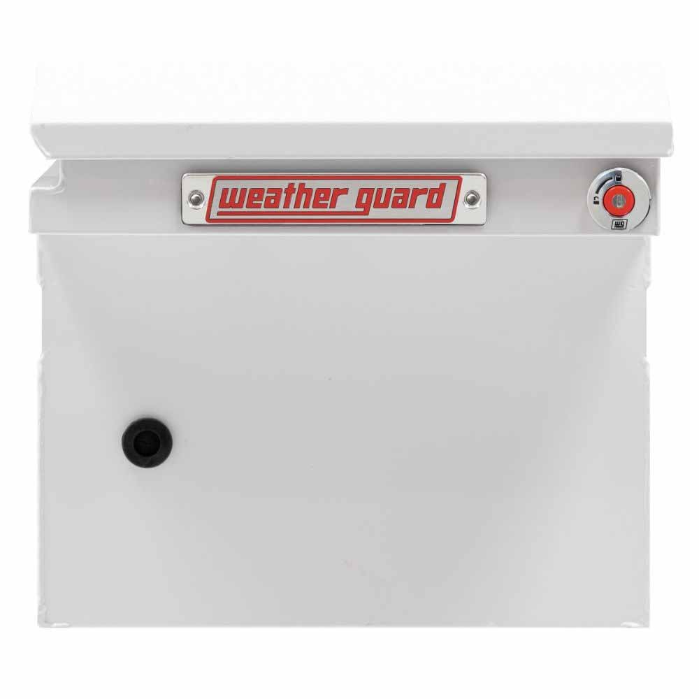 Weatherguard 120-3-04 Saddle Box, Steel, Full Low Profile, White, 11.0 cu ft - 3