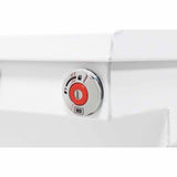 Weatherguard 120-3-04 Saddle Box, Steel, Full Low Profile, White, 11.0 cu ft - 6