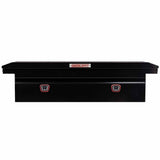 Weatherguard 120-5-04 Saddle Box, Steel, Full Low Profile, Gloss Black, 11.0 cu ft - 4