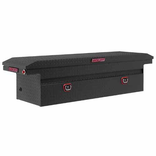 Weatherguard 121-52-03 Model 121-52-03 Saddle Box, Aluminum,Textured Matte Black