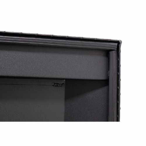 Weatherguard 121-52-03 Model 121-52-03 Saddle Box, Aluminum,Textured Matte Black - 5