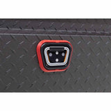 Weatherguard 121-52-04 Saddle Box, Aluminum, Full Low Profile, Textured Matte Black, 11.0 cu ft - 5