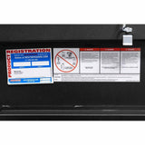 Weatherguard 121-52-04 Saddle Box, Aluminum, Full Low Profile, Textured Matte Black, 11.0 cu ft - 7