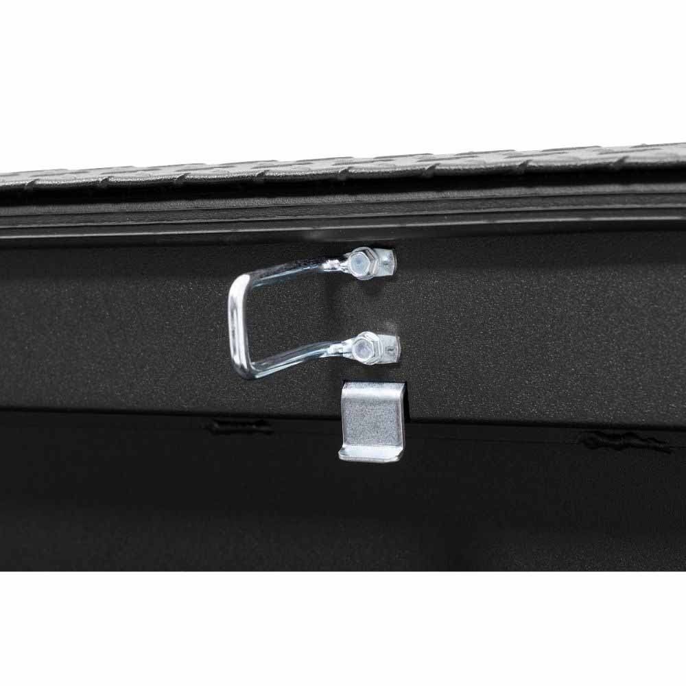 Weatherguard 121-52-04 Saddle Box, Aluminum, Full Low Profile, Textured Matte Black, 11.0 cu ft - 9