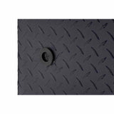 Weatherguard 121-6-04 Saddle Box, Aluminum, Full Low Profile, Gunmetal Gray, 11.0 cu ft - 10