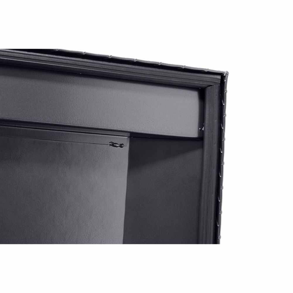 Weatherguard 121-6-04 Saddle Box, Aluminum, Full Low Profile, Gunmetal Gray, 11.0 cu ft - 13