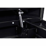 Weatherguard 123-5-04 Saddle Box, Aluminum, Full Deep, Gloss Black, 15.0 cu ft - 7