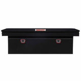 Weatherguard 123-52-04 Saddle Box, Aluminum, Full Deep, Textured Matte Black, 15.0 cu ft - 4