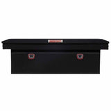 Weatherguard 123-52-04 Saddle Box, Aluminum, Full Deep, Textured Matte Black, 15.0 cu ft - 4