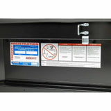 Weatherguard 126-5-04 Saddle Box, Steel, Full Standard, Gloss Black, 11.0 cu ft - 9