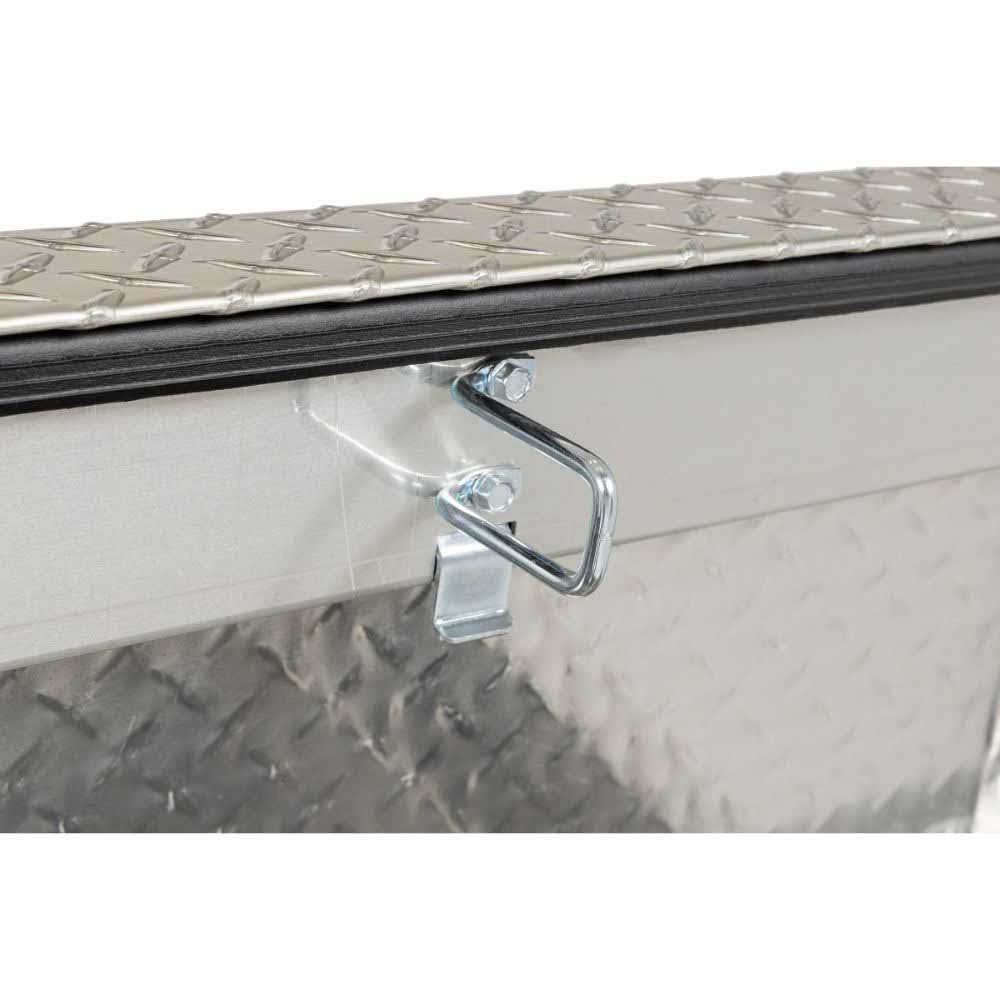 Weatherguard 127-0-04 Saddle Box, Aluminum, Full Standard, Clear, 11.0 cu ft - 9