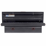 Weatherguard 127-6-04 Saddle Box, Aluminum, Full Standard, Gunmetal Gray, 11.0 cu ft - 2
