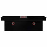 Weatherguard 128-5-04 Saddle Box, Steel, Full Deep, Gloss Black, 15.0 cu ft - 4