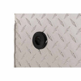 Weatherguard 131-0-04 Saddle Box, Aluminum, Compact Low Profile, Clear, 8.0 cu ft - 5