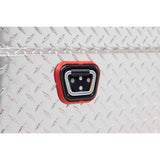 Weatherguard 131-0-04 Saddle Box, Aluminum, Compact Low Profile, Clear, 8.0 cu ft - 8