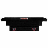 Weatherguard 131-5-04 Saddle Box, Aluminum, Compact Low Profile, Gloss Black,  8.0  cu ft - 3