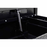 Weatherguard 131-5-04 Saddle Box, Aluminum, Compact Low Profile, Gloss Black,  8.0  cu ft - 6