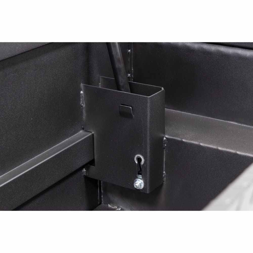 Weatherguard 131-52-04 Saddle Box, Aluminum, Compact Low Profile, Textured Matte Black,  8.0  cu ft - 8