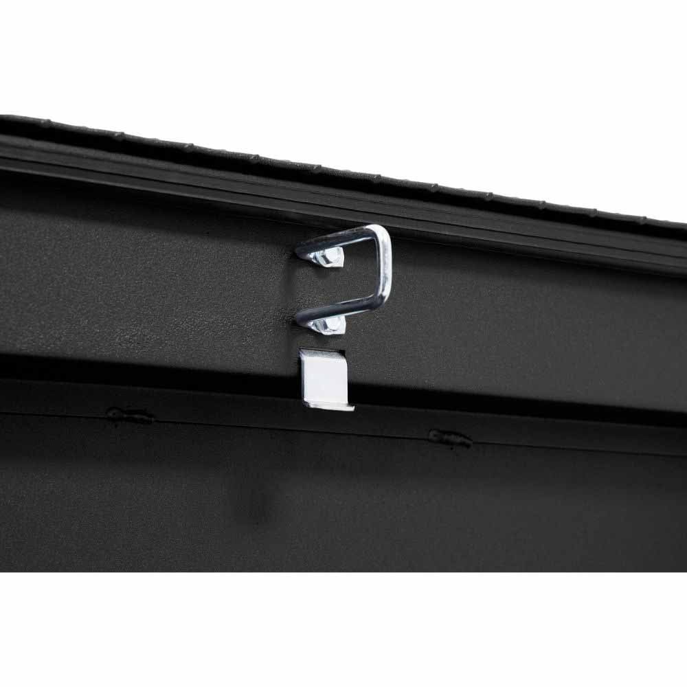 Weatherguard 131-52-04 Saddle Box, Aluminum, Compact Low Profile, Textured Matte Black,  8.0  cu ft - 9