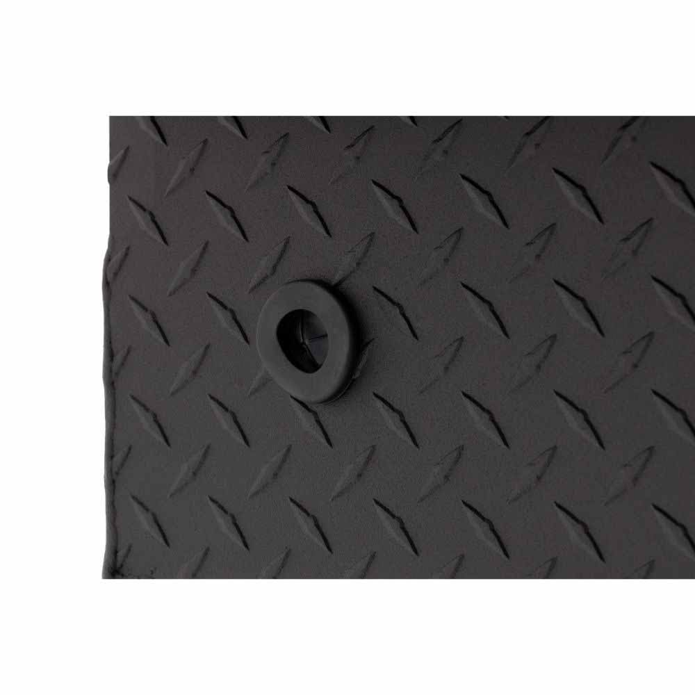 Weatherguard 131-52-04 Saddle Box, Aluminum, Compact Low Profile, Textured Matte Black,  8.0  cu ft - 10