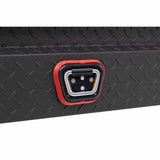 Weatherguard 131-52-04 Saddle Box, Aluminum, Compact Low Profile, Textured Matte Black,  8.0  cu ft - 12