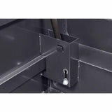 Weatherguard 131-6-04 Saddle Box, Aluminum, Compact Low Profile, Gunmetal Gray,  8.0  cu ft - 8