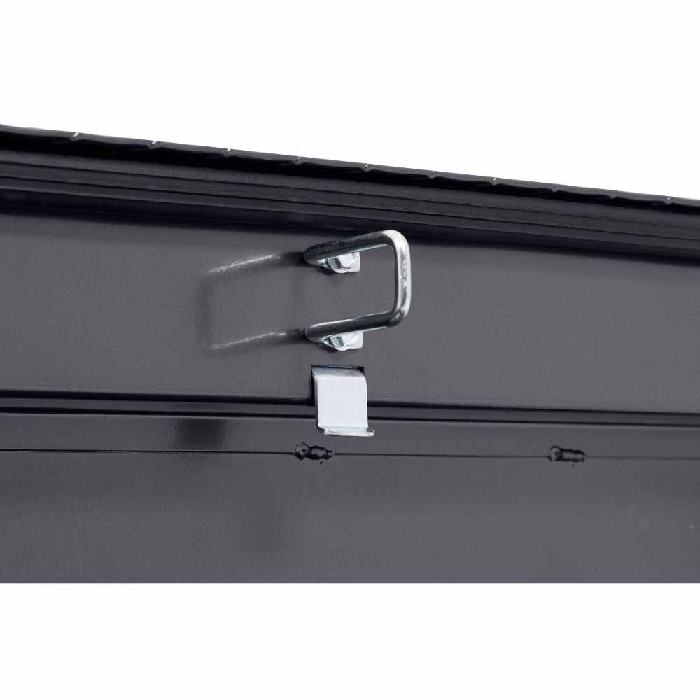 Weatherguard 131-6-04 Saddle Box, Aluminum, Compact Low Profile, Gunmetal Gray,  8.0  cu ft - 9