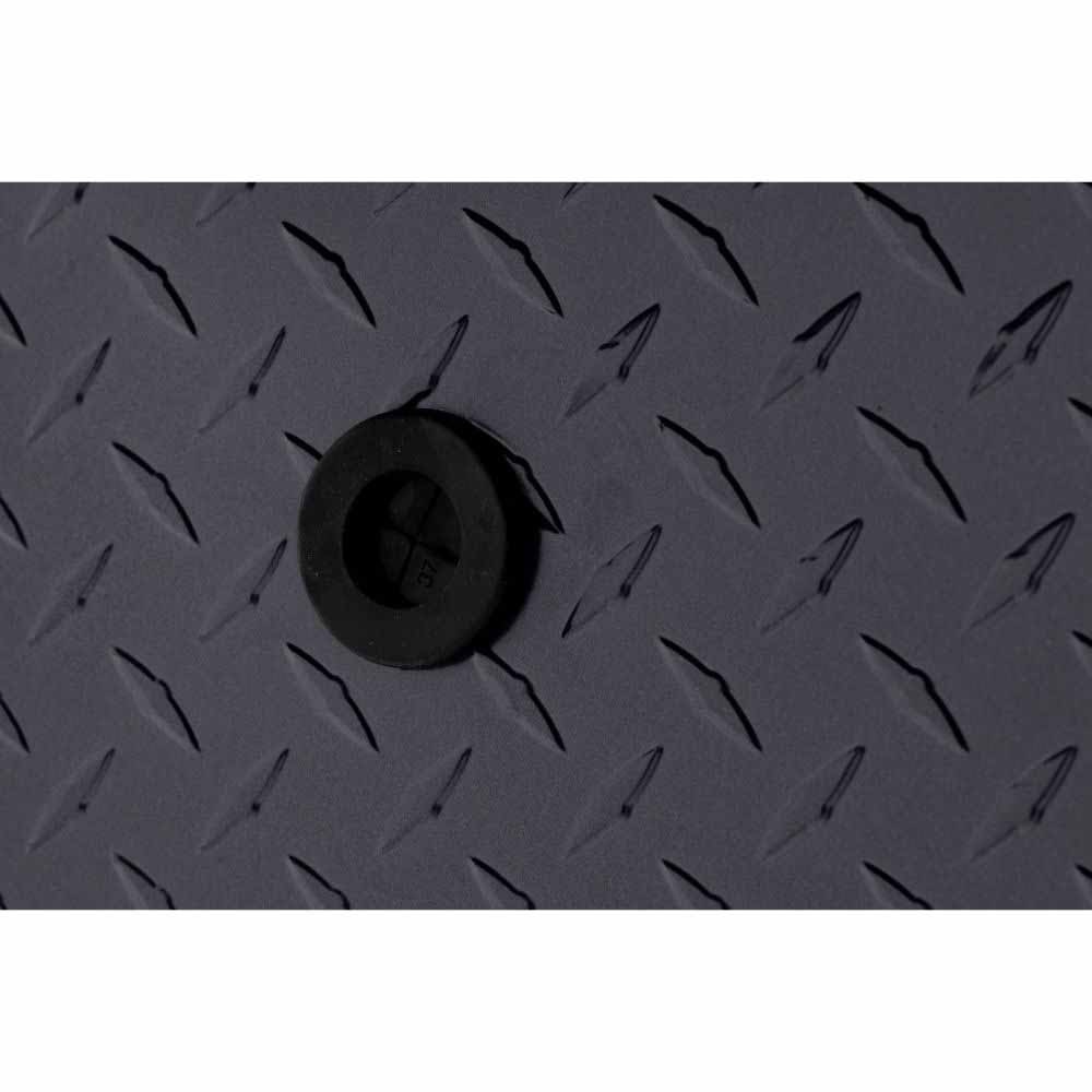 Weatherguard 131-6-04 Saddle Box, Aluminum, Compact Low Profile, Gunmetal Gray,  8.0  cu ft - 10