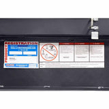 Weatherguard 131-6-04 Saddle Box, Aluminum, Compact Low Profile, Gunmetal Gray,  8.0  cu ft - 11