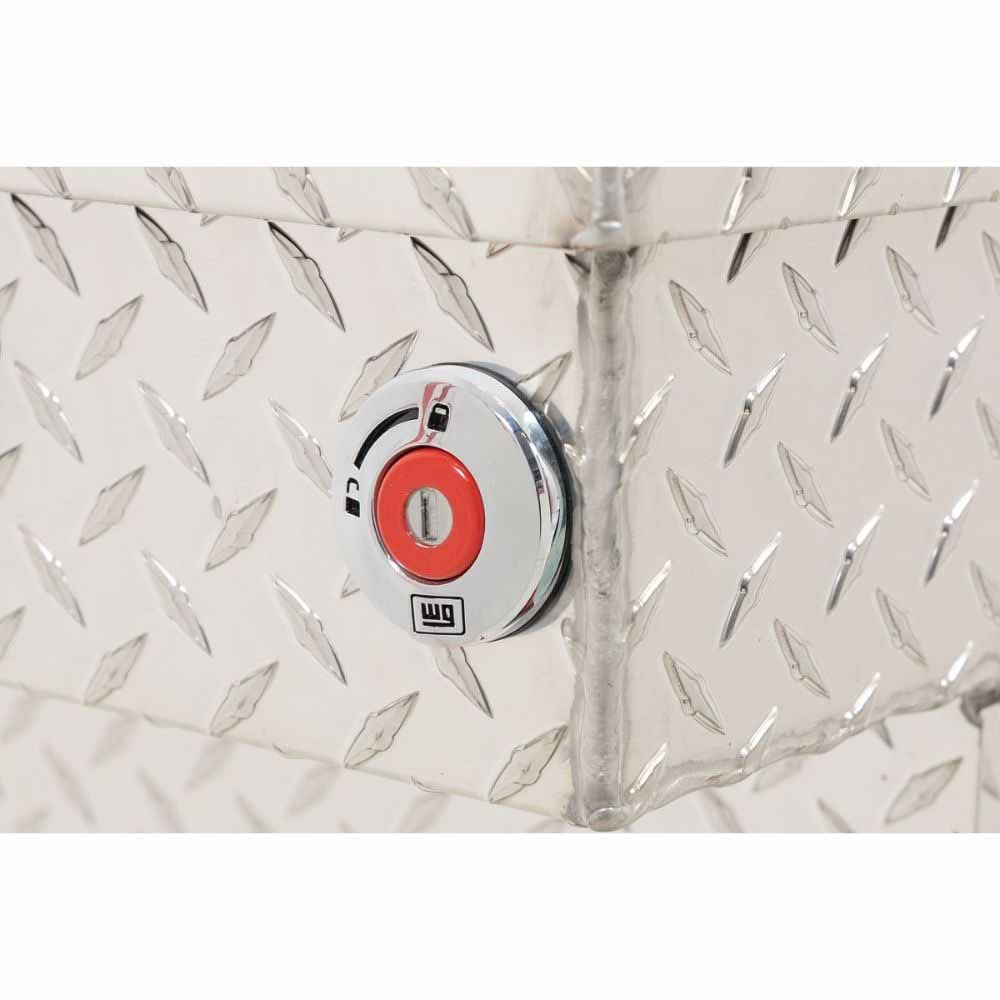 Weatherguard 137-0-04 Saddle Box, Aluminum, Compact Deep, Clear, 9.0 cu ft - 5