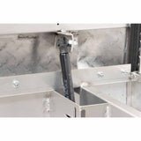Weatherguard 137-0-04 Saddle Box, Aluminum, Compact Deep, Clear, 9.0 cu ft - 7