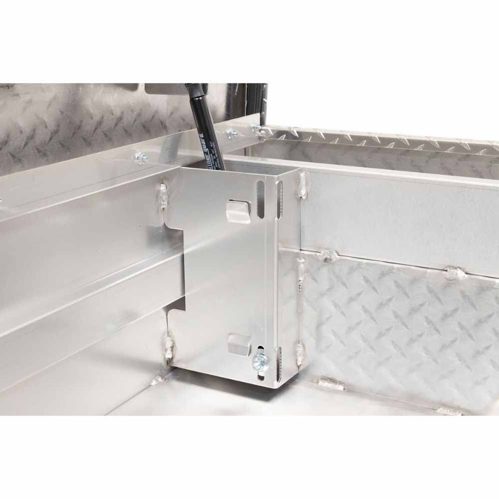 Weatherguard 137-0-04 Saddle Box, Aluminum, Compact Deep, Clear, 9.0 cu ft - 8